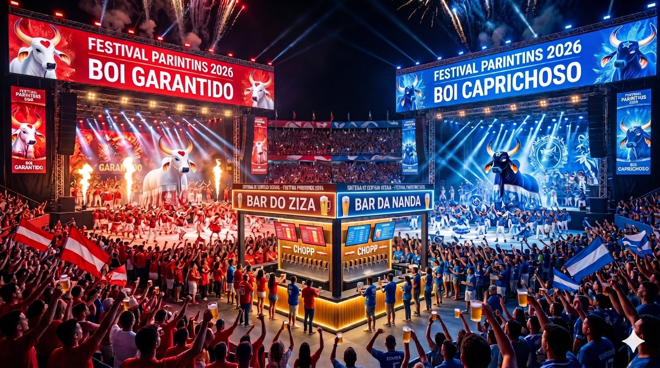 Bois Garantido e Caprichoso